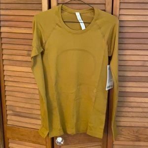 Lululemon swiftly tech LS spiced bronze